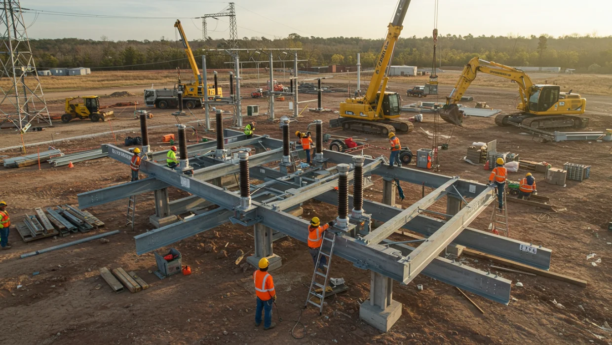 Design of Substation structure